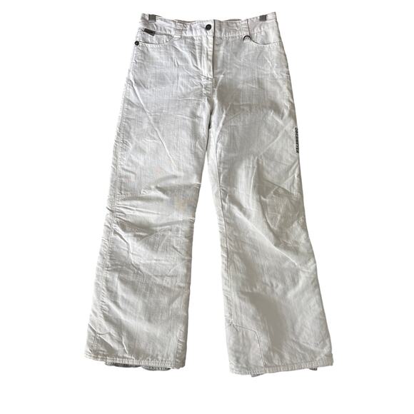Obermeyer Hydro Block white youth ski snowboard pants youth 12 years - Picture 1 of 14